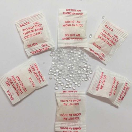Gói hút ẩm Silicagel 1g 4x4 Giấy lụa